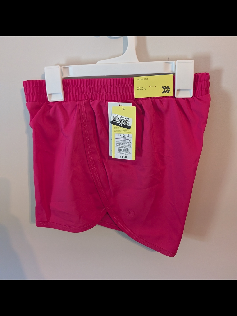 All In Motion L(10/12) Pink Running Shorts